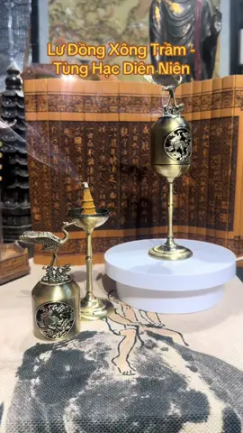 Lư Đồng - Tùng Hạc Diên Niên #netcoxua #trangtri #xuhuong #xongtramhuong #batnhatamkinh #decor #phatphapnhiemmau 
