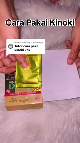 Membalas @Yuliana Dewi gini cara pake kinoki detox kaki #kinoki #kinokidetox #kinokidetoxfootpads #kinokidetokkaki 