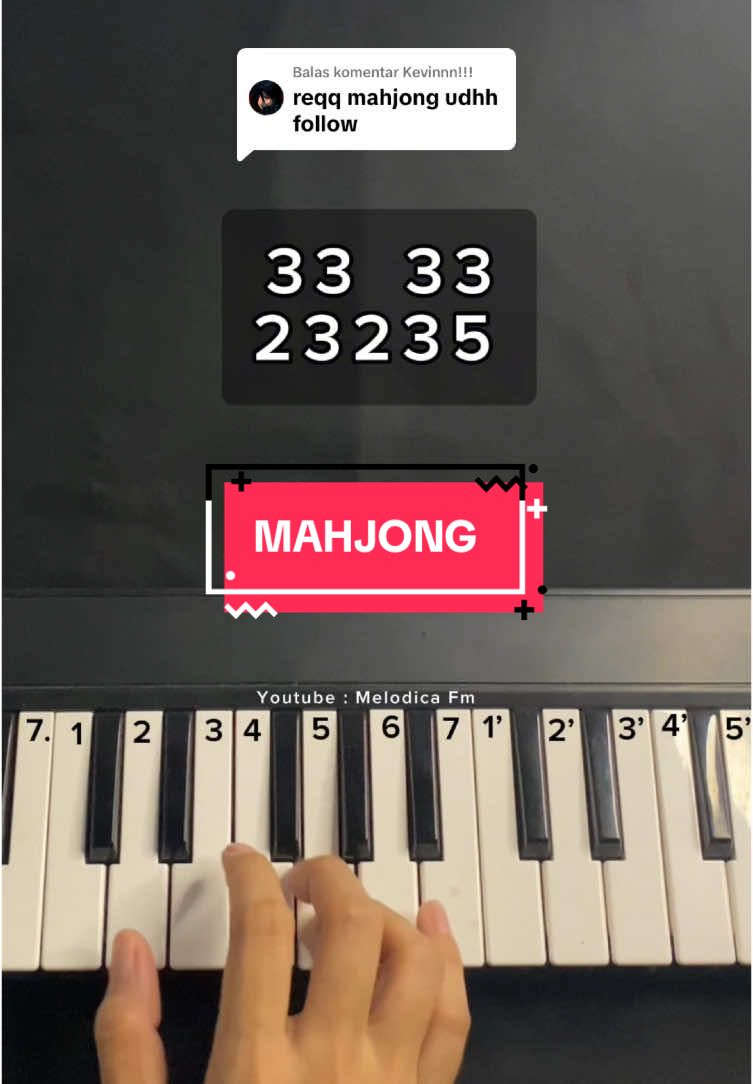 Membalas @Kevinnn!!! Mahjong  Cr: Agakareba   #pianika #mahjong #pianikamahjong #melodicafm #basurimahjong #mahjongbasuri #pianikabasuri 