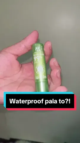 Waterproof pala tong DW magic Lip Balm?! #lipbalm #magiclipbalm #aloeveralipbalm 