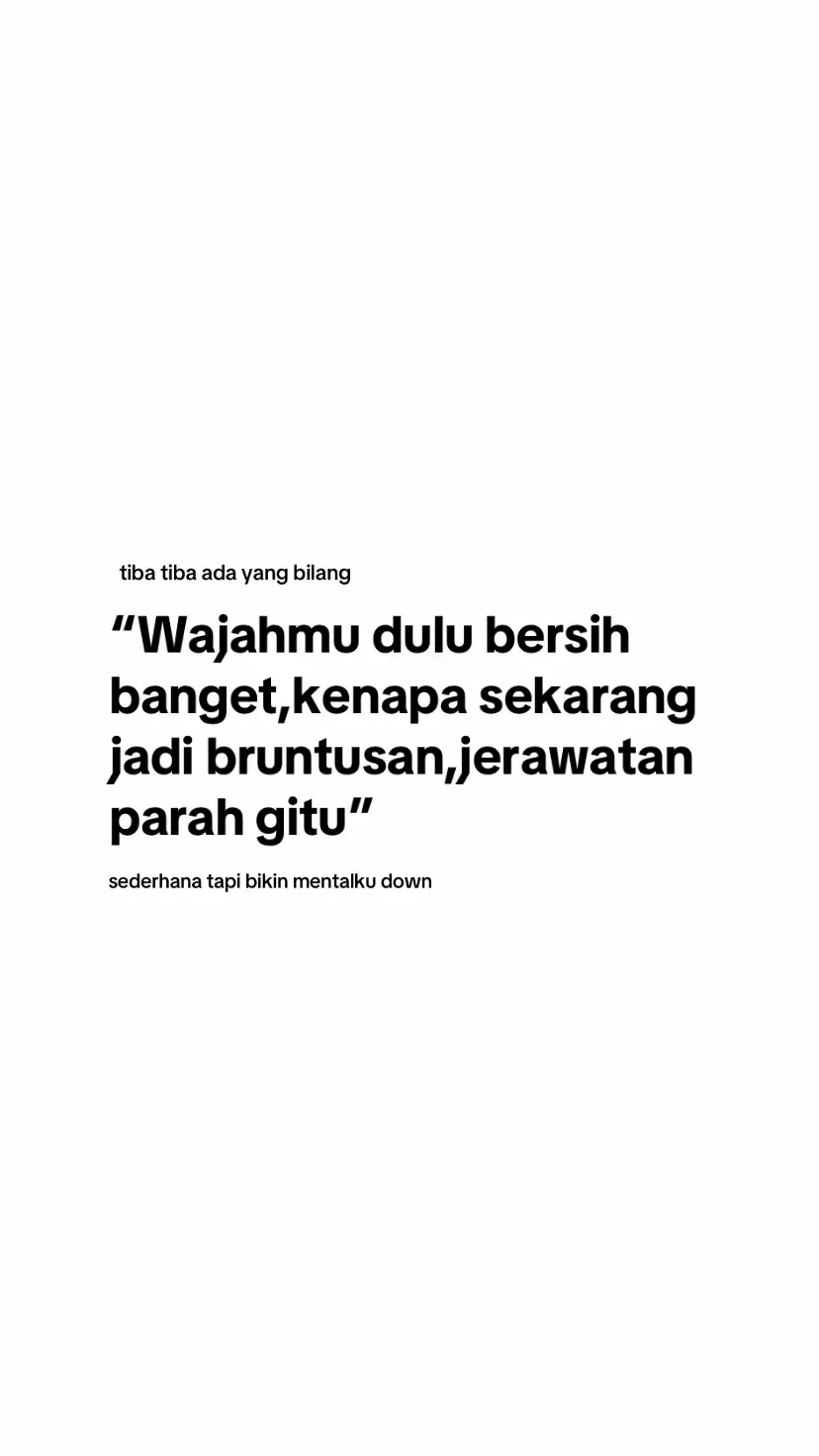 #selfreminder #jerawat 