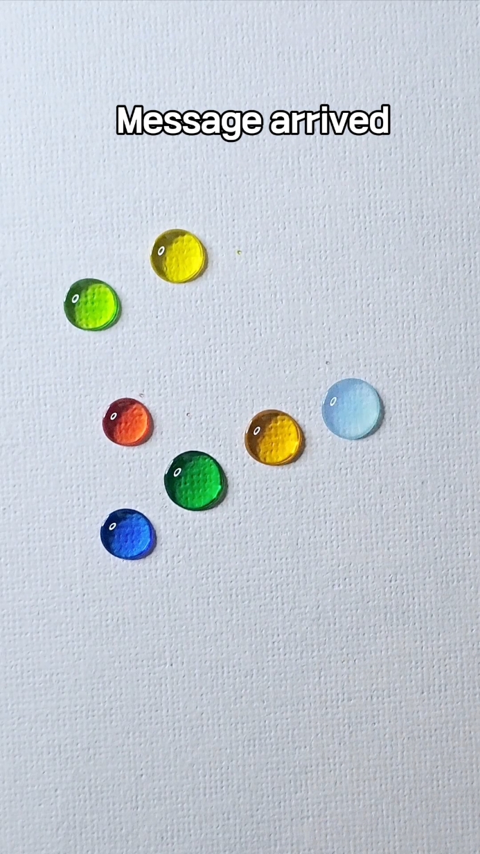 Color message 1 #colormixing #alphabetlore #satisfying 