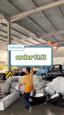 Ditunggu yaa buat yang kemarin order di 11.11, pesanan kamu udah di proses dan sedang dalam pengiriman nih #promo1111 #kasur #inthebox