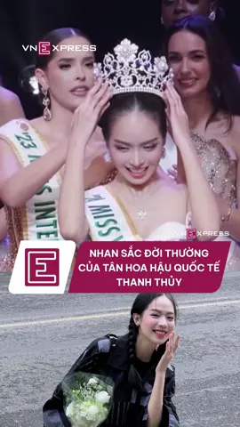 Nhan sắc đời thường của Tân Hoa hậu Quốc tế Thanh Thủy #vne #vnexpress #tiktoknews #thanhthuy #hoahauthanhthuy #missinternational