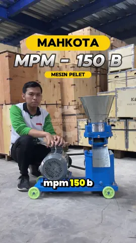 RAHASIA PELET ANTI LELET!  Kecil-kecil cabe rawit, MPM-150 B mampu produksi pelet hingga 150 kg/jam . . Mahkota Mesin Pelet MPM-150 B . #pakanternak #pakankambing #mesinpelet #peletpakan 