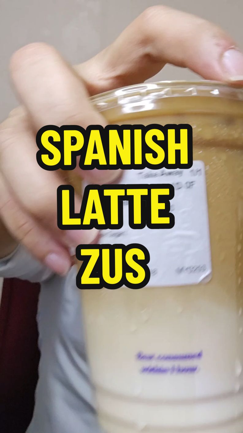 Replying to @introvertdood ice spanish latte dari zus coffee. Tinggi ke gula? #cgm #drqarafitee #fyp #viral 