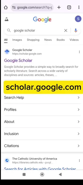 Paano gamitin ang Google Scholar sa paghahanap ng RRL #shs #shsresearch #researchpamore #pr2 #pr1 #GoogleScholar