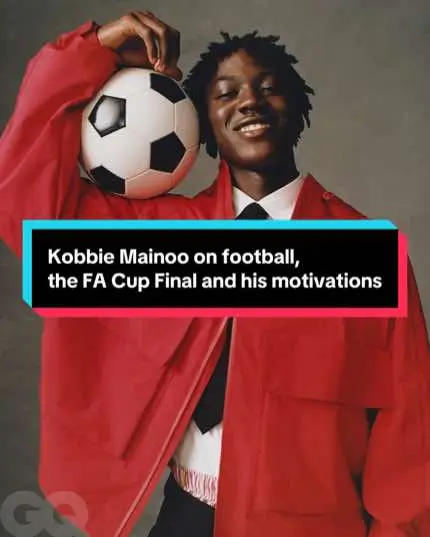 As a kid, Kobbie Mainoo would play as a striker or a number 10, something you can still see in his attacking mindset. “I feel like in some ways it helps, in some ways it doesn’t. In terms of going forward with the ball, definitely. [But] then if it’s receiving the ball, like, my body position, sometimes I still do it as if I’m a striker, where I should be doing something else. So it’s just trying to find the balance.”  Mainoo knows he’s still raw, so he watches midfield legends for ways to improve his own game. “I like to watch Busquets, the way he used to turn. Players like Seedorf, Modric. Players like Yaya Touré – I like the way he used to play.” That might help to explain perhaps why when more conservative players might pass backwards and play things safe, Mainoo strides forward.  “I don’t think about it too much. It’s more an in-the-moment type of thing. Like if I check” – his head owl-pivots over his left shoulder to demonstrate – “I see a guy here, then I’ll turn this way. Or if I don’t have to do that, I can just bounce out. I don’t think, like, I’m gonna turn here… it’s more that if the defender gives me an option, then I’m gonna take it.”   In a league where big clubs tend to spend huge rather than promote academy players, Mainoo credits Manchester United for giving him the chance. “I feel like at United it’s very much in the history that they play young players, going all the way back to the Busby Babes. There’s big writing up on the wall [at Carrington, the training ground] saying, ‘If they’re good enough, they’re old enough.’”   Read Kobbie Mainoo’s joint #GQMOTY cover interview with Cole Palmer at the link in bio, where he delves into how he found his footing at Manchester United. @Kobbie Mainoo #KobbieMainoo #Football #ManchesterUnited 