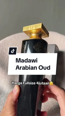 #stitch with @Santos S izin stitch ya kak.. Arabian Oud memang prestigious banget guys, mewah wanginya ga pasaran dan tahan lama😍 wajib coba deh, full size 4jutaan ambil decant dulu sambil nabung buat beli fullsizenya🥰😍 #madawi #perfumetok #perfumetiktok #parfumtiktok #arabianoud 