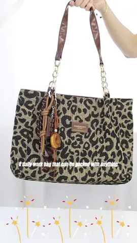 everydaybag&beauty #bags #workbag #girly #leopard #titokmademebuyit 