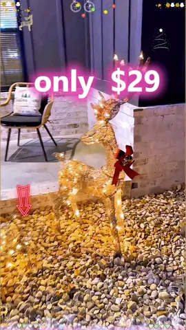Christmas deer#christmas #deer #christiantiktok #fypシ #fyp #foryoupage❤️❤️ #tiktokshop #decoration 
