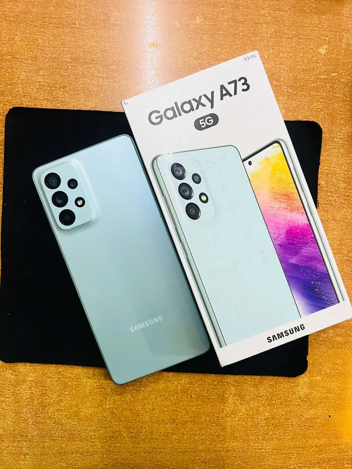 Samsung Galaxy A73 5G 8gb Ram/128gb storage  Mint condition with box✨ Free Charger✨ Dual Sim🔥 Free case and screen Guard Delivery Countrywide 📦🚚 Warranty ✨ 30,000ksh #phoneaccessories #tiktokkenya🇰🇪 #nairobitiktokers #fyp #samsung #ffyp 
