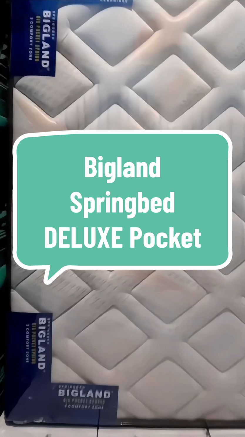 Rekomendasi Bigland Springbed DELUXE Pocket #kasur #springbed #tiktokshopindonesia #biglandspringbed #pocketspring 