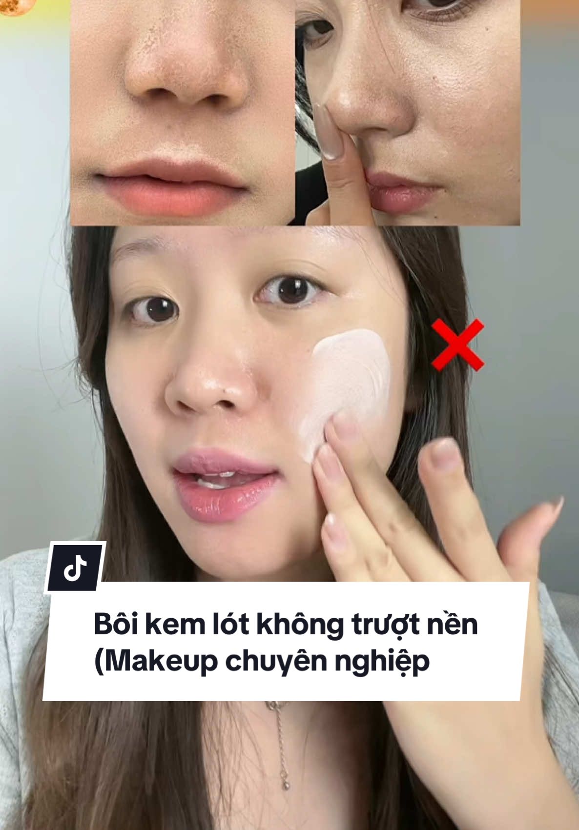 Cách bôi kem lót không trượt nền, không vón nền của Makeup chuyên nghiệp ✨ #janehere #janehereofficial #makeup #makeuptutorial #LearnOnTikTok #makeupcanhan #thuvienmakeup #primer 