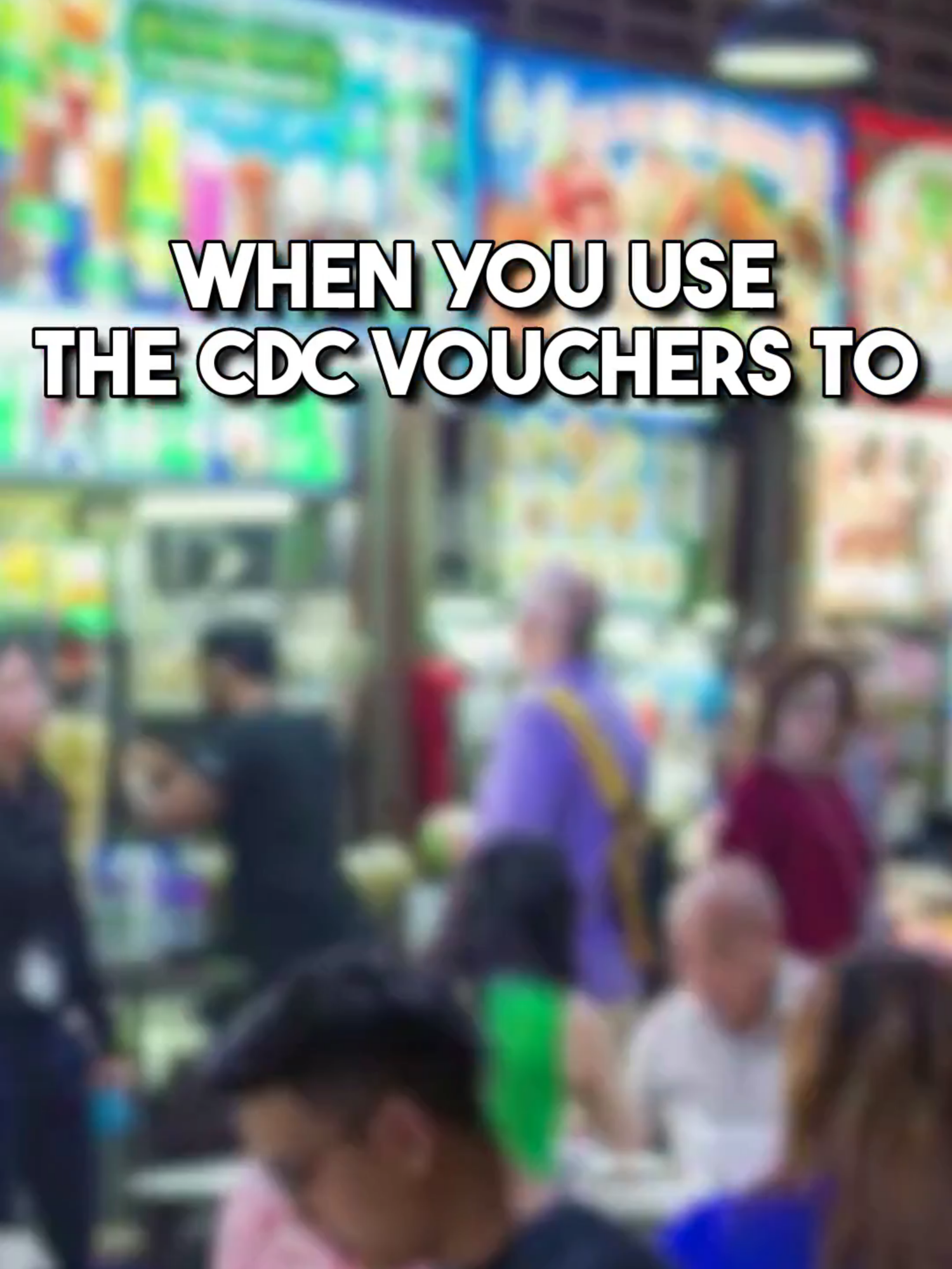 Why does your rich friends also receive the CDC Vouchers?