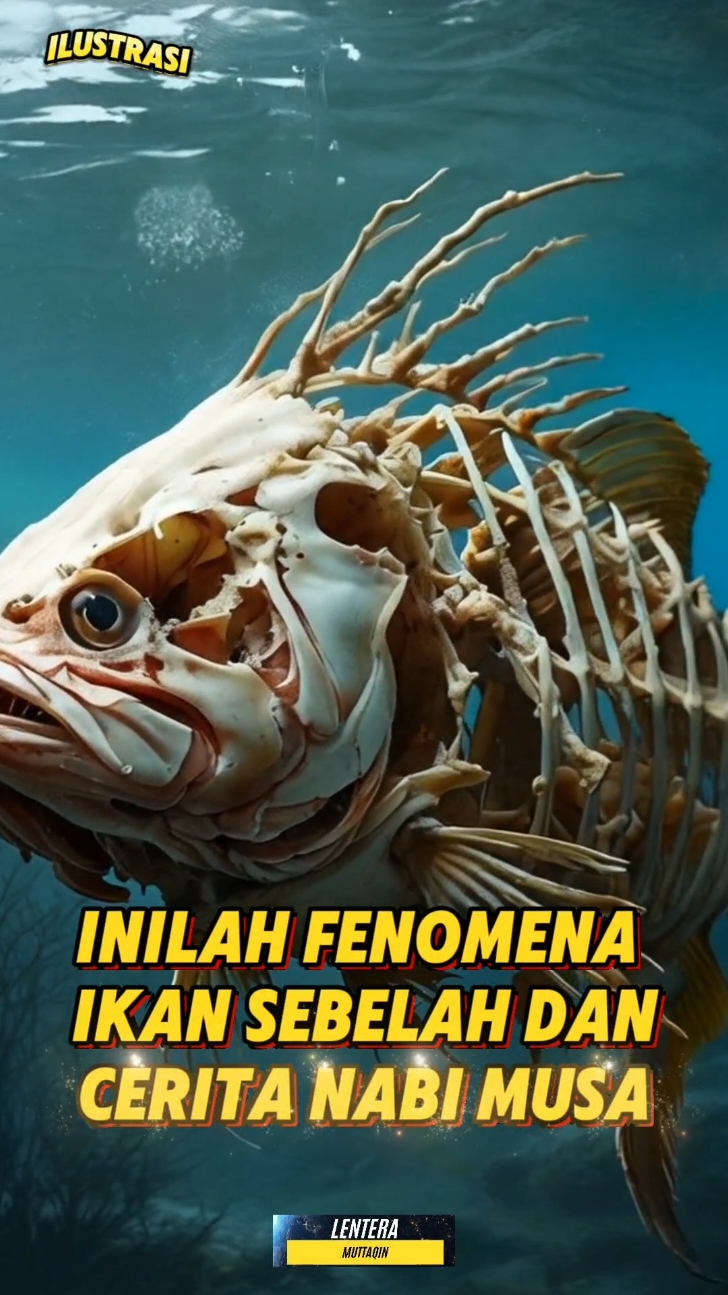 Fenomena Ikan Sebelah yang Dimakan Nabi Musa #feed #fyp #kisahislami #fyppppppppppppppppppppppp #reels #viralvideo #nabi #ikan 