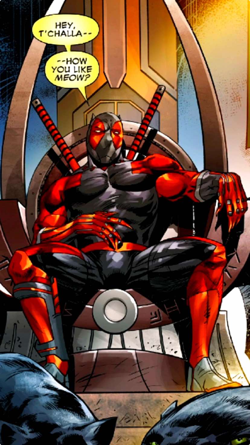 Pantherpool costume looks sick! 😍 #marvel #marvelcomics #deadpool #blackpanther #comics #comicbooks 