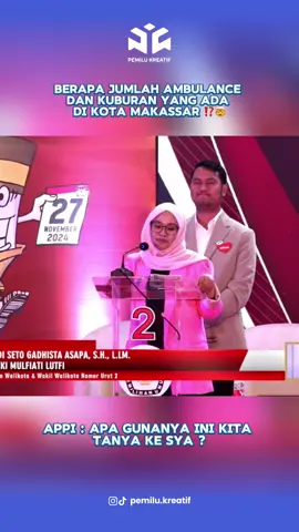 Nanya yang penting ❌ Yang penting nanya ✅ Paslon Nomor urut 2 bertanya ke paslon Nomor urut 1. #walikota #pilkada2024 #makassar 