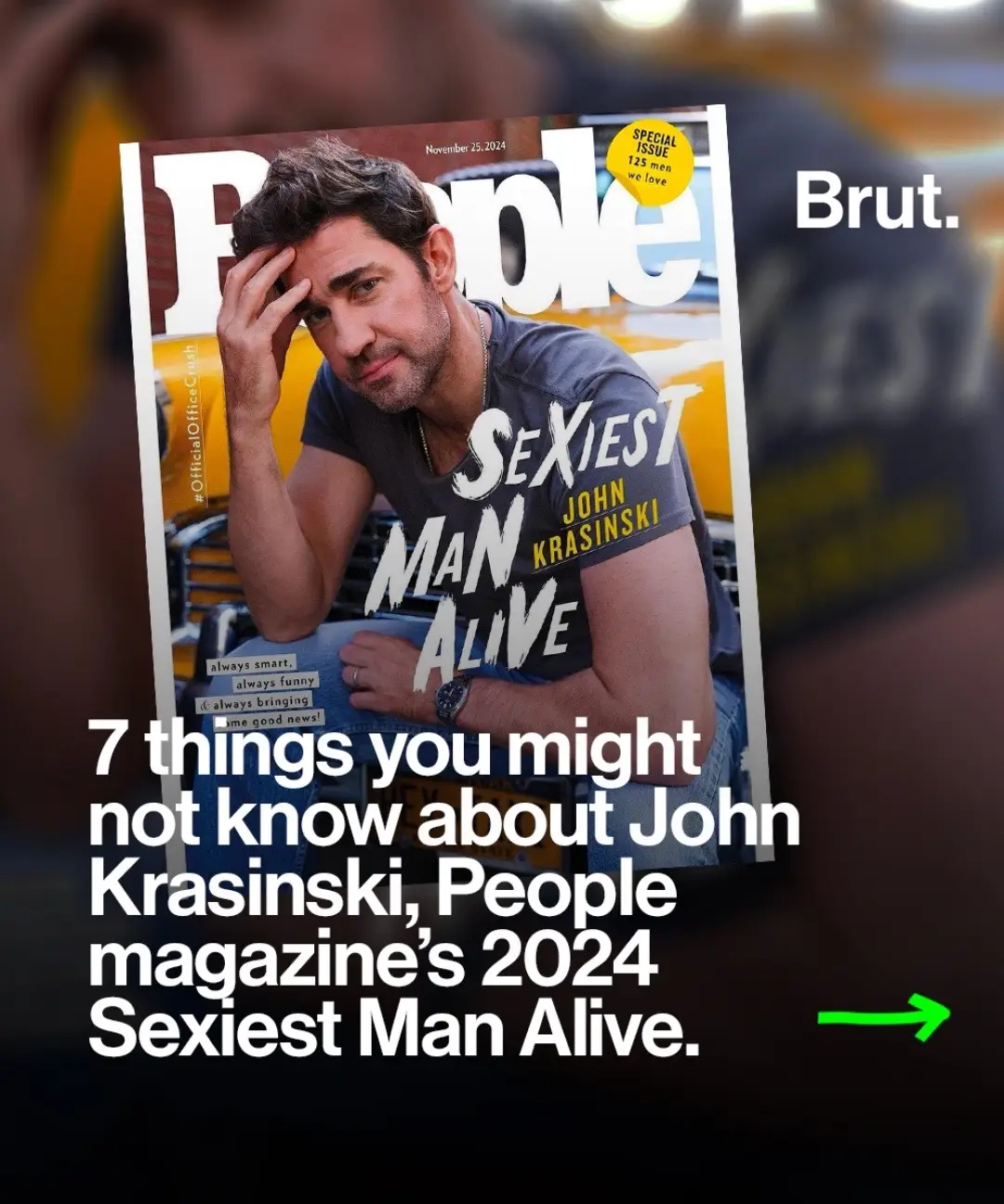 John Krasinski has just been named People magazine’s 2024 Sexiest Man Alive. But what do you actually know about him? Photo Credits: Dean Hendler/Getty Images, Paul Drinkwater/Getty Images, Byron Cohen/Getty Images, Dia Dipasupil/Getty Images, Mike Coppola/Getty Images, Nick Dentamaro/Brown University #PeopleMagazine #SexiestManAlive #JonathanKrasinski #JimHalpert 