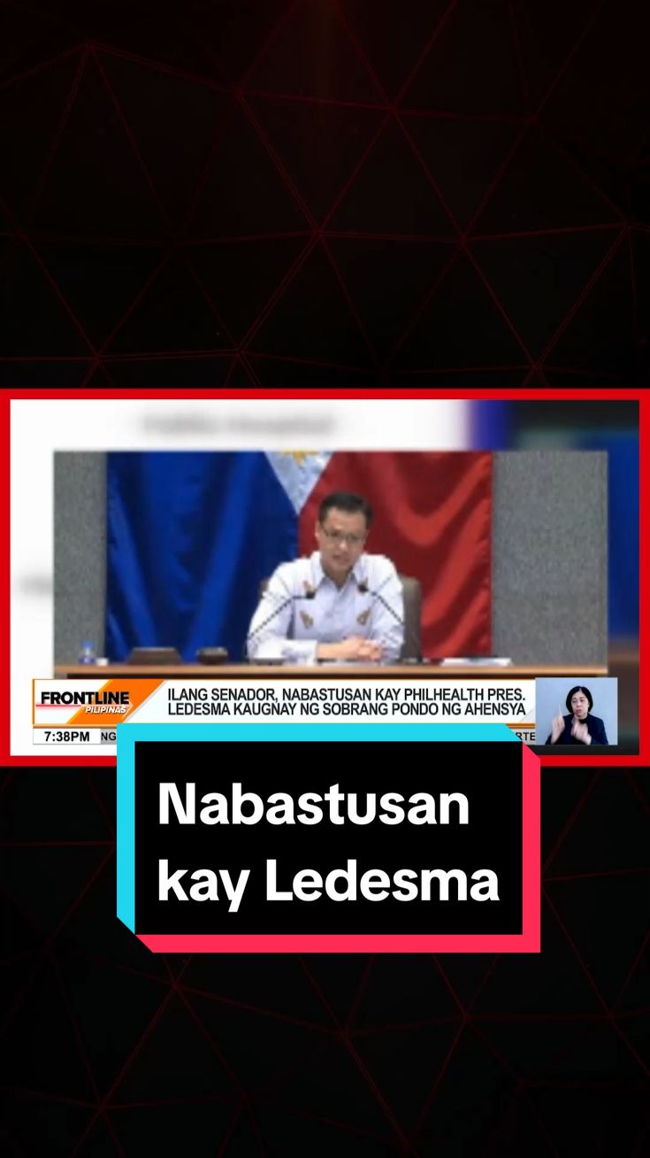 Hindi muna pinalusot ng Senado ang budget ng #PhilHealth. Nabastusan kasi ang ilang senador kay PhilHealth president Emmanuel Ledesma sa deliberasyon ng pondo. #FrontlinePilipinas #News5 #BreakingNewsPH