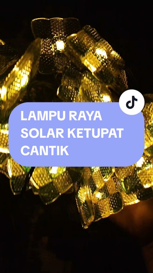 Lampu raya ketupat cantik #lampu #raya2025 #lampurayaketupat #lampuraya #lampurayasolar 