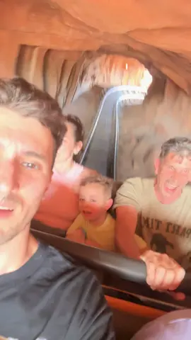 Finally got my dad and my 4yr old nephew on a roller coaster! What’s your favorite ride? #disney #vacation 🎢 