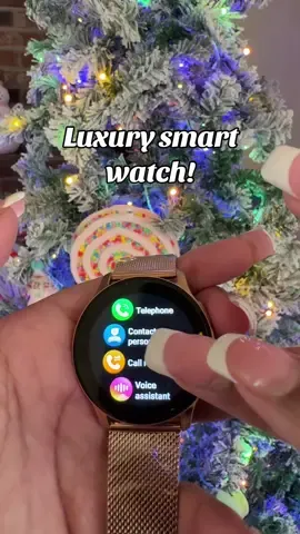 Ok..this is def my favorite & I purchased a few of the smart watches off tiktok! Its giving luxury & class, has a very clear screen..and it does so much! Great xmas gift also! #smartwatches #smartwatchviral #luxurywatches #tiktokshopblackfriday #tiktokshopcybermonday 