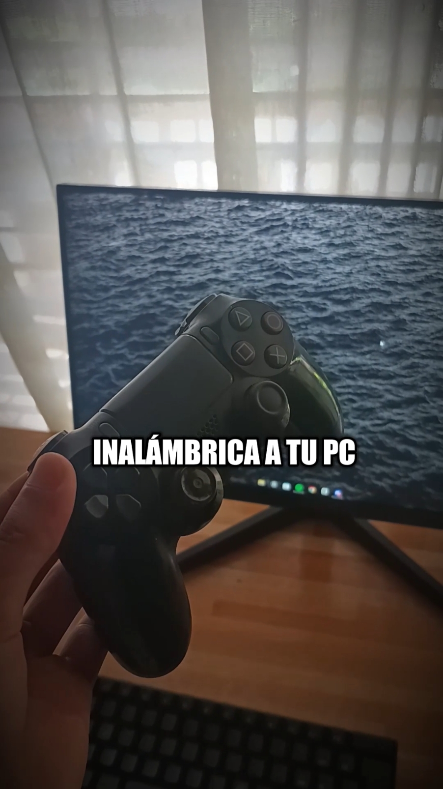 Como conectar tu joystick de ps4 a PC #pc #techtok #setup #tipsdepc #joystickps4 #bluetooth 