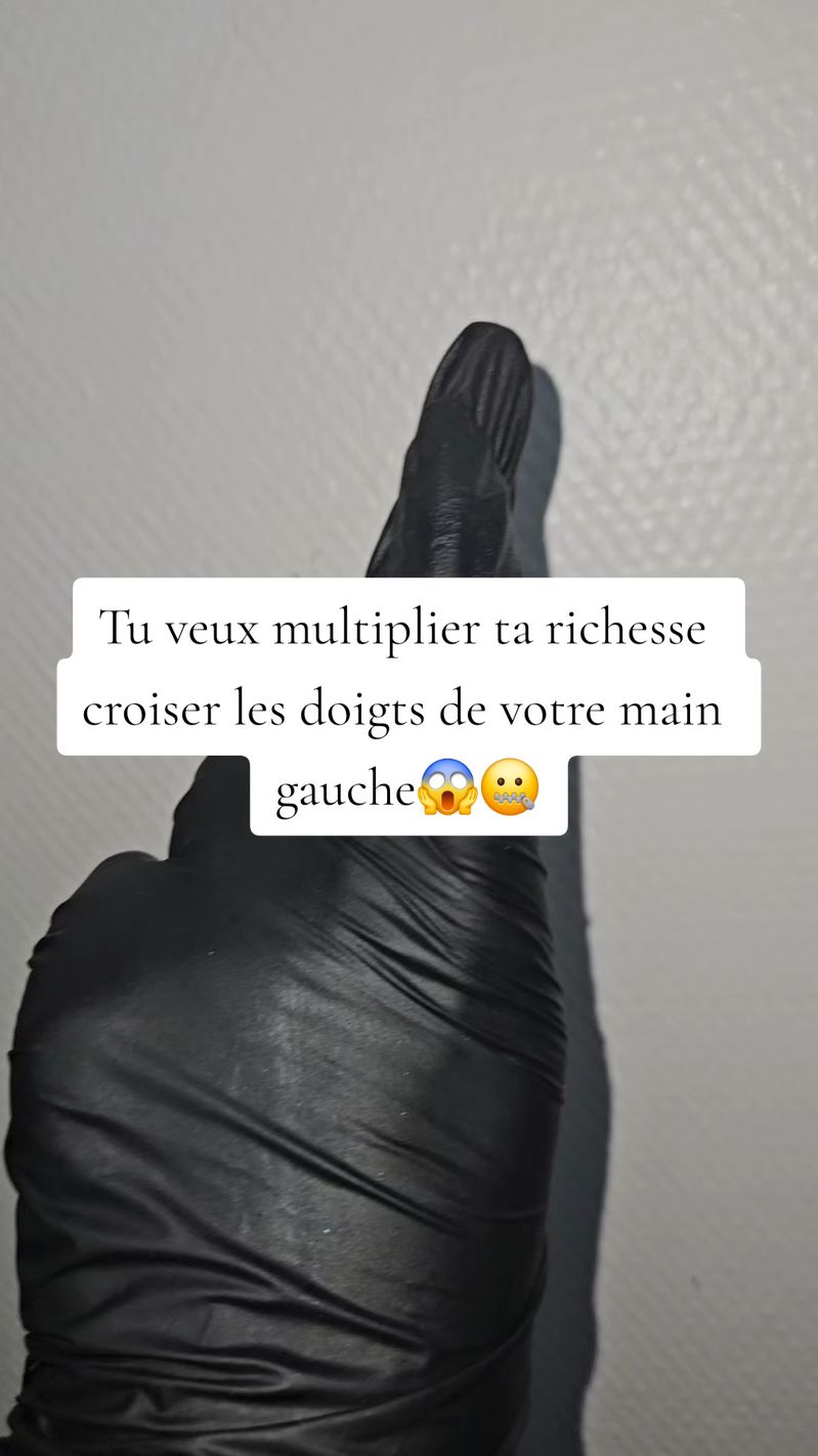 Tu veux multiplier ta richesse croiser les doigts de votre main gauche😱🤐 #tik_tok #video #remèdenaturel #astuce #fry #miracle #fouryou #fouryoupage #videoviral #pourtoii #fouryou 