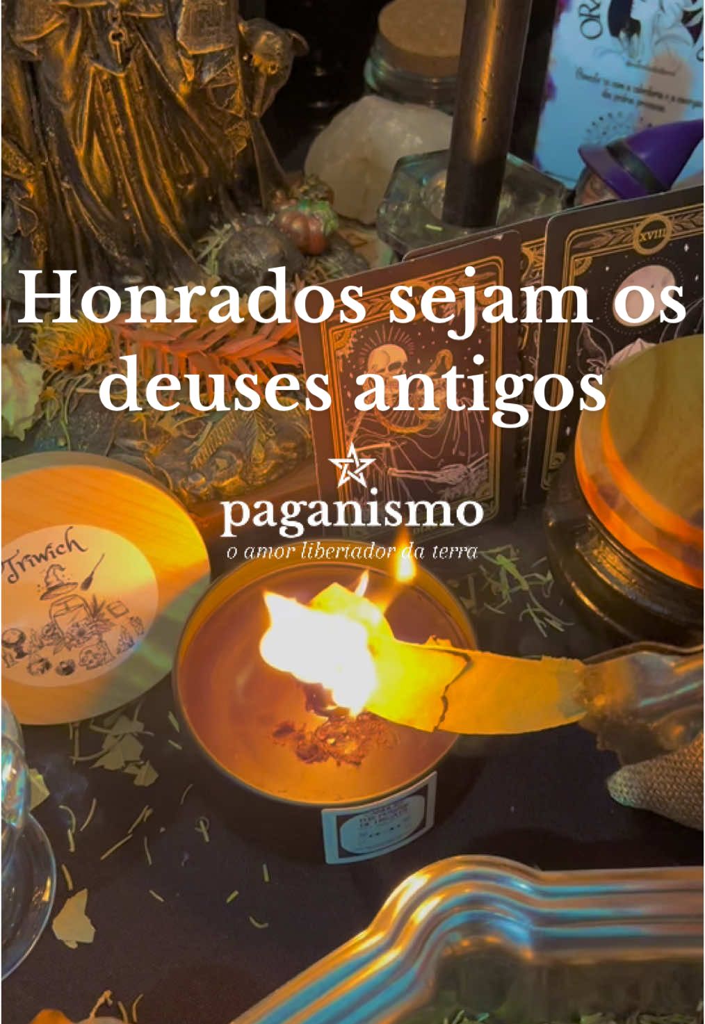 Honrados sejam os deuses antigos ⛥ #paganismo #wicca #witchtok #bruxaria