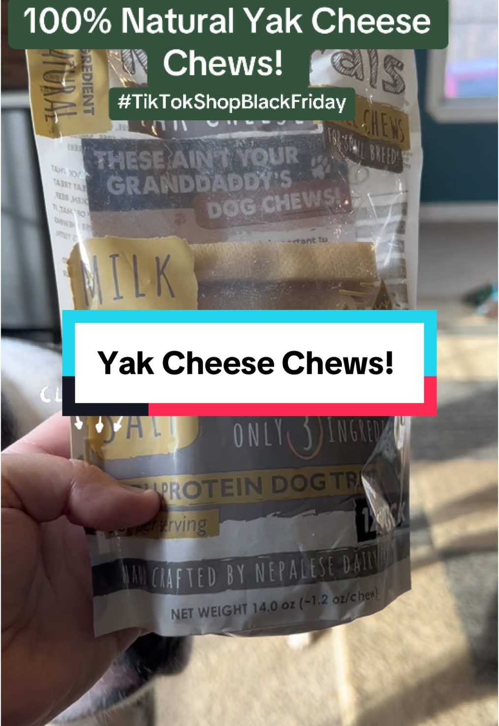 I LOVE LOVE LOVE these Chews! Don’t wait! Get yours now!! #yakcheese #allnatural #TikTokShopBlackFriday #TikTokShopCyberMonday #TikTokShop #tiktokshopdeals #tiktokshopholidaydeals #doggifts #holidayshopping #christmasgift 