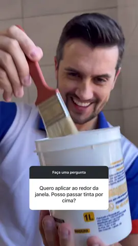 Posso passar tinta por cima?