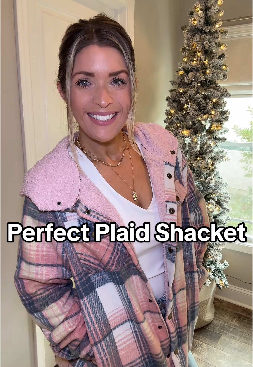 I LOVE this jacket! 🩷 It’s adorable & so soft!  ##asvivid##jacket##shacket##fallshacket##FallJacket##PlaidJacket##teddybearjacket##plaid##flannel##plaidshacket##TikTokShopBlackFriday ##TikTokShopHolidayHaul ##CozyCountdown  ##TikTokShopCyberMonday##creatorsearchinsights