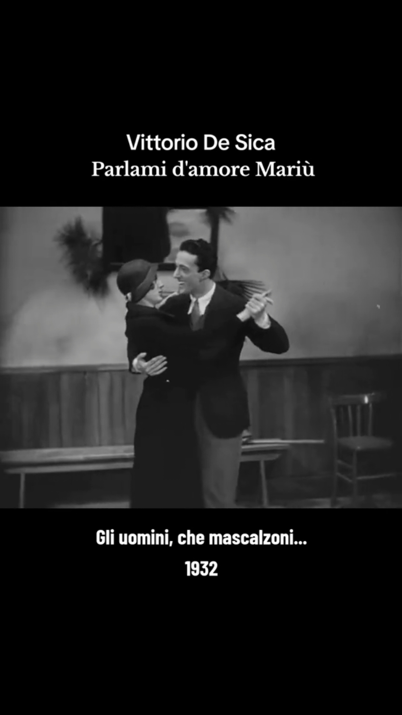 Vittorio De Sica - Parlami d'amore Mariù 50 anni senza Vittorio De Sica  Parlami d'amore Mariù è un brano musicale italiano del 1932, scritto da Ennio Neri (testo) e Cesare Andrea Bixio (musica) per la voce di Vittorio De Sica, che l'avrebbe interpretato nel film Gli uomini, che mascalzoni.... La canzone è dedicata alla moglie di Bixio, Mary, detta Mariù. #vittoriodesica #parlamidamoremariu #gliuominichemascalzoni #vintagememories #soloperintenditori #alwaysbevintage #icon #30s 