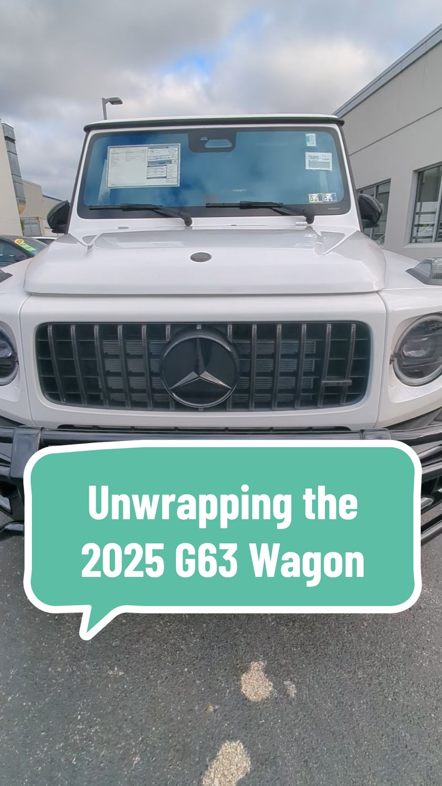 We love unveiling a 2025 Mercedes-Benz G63 Wagon 😍🎶 #oddlysatisfying #merecedesbenz #asmr 