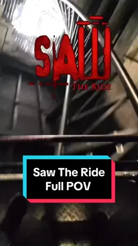 Saw the Ride full POV got to love this ride 😍#thorpepark #saw #sawtheride #rollercoaster #ride #themepark #fyp #xyzabc #pov 