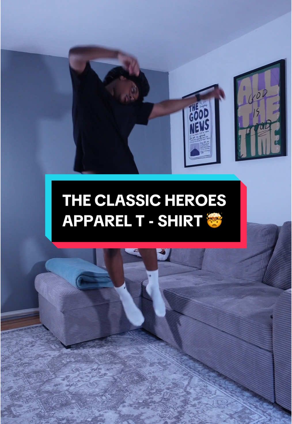 🚨 INTRODUCING: THE CLASSIC HEROES APPAREL T - SHIRT 🤯 A perfect fit for any day of the week. #atevthing #fyp #xyzcba #fashiontiktok