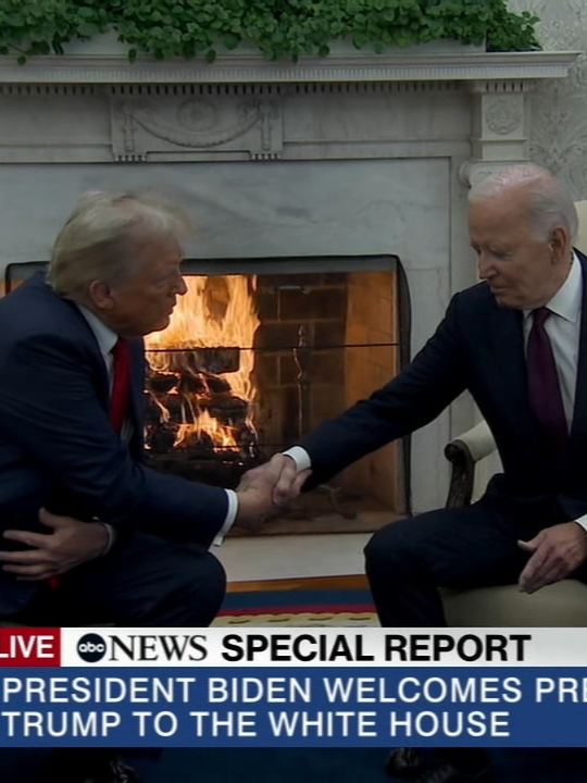 President Joe Biden and President-elect Donald Trump met in the Oval Office, resuming a tradition that Trump himself flouted in 2020.