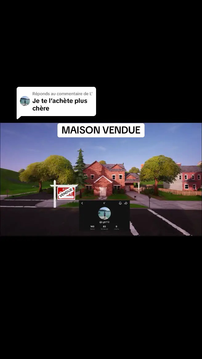 Réponse à @L’  Par @L’  J’espère que la maison te plaira