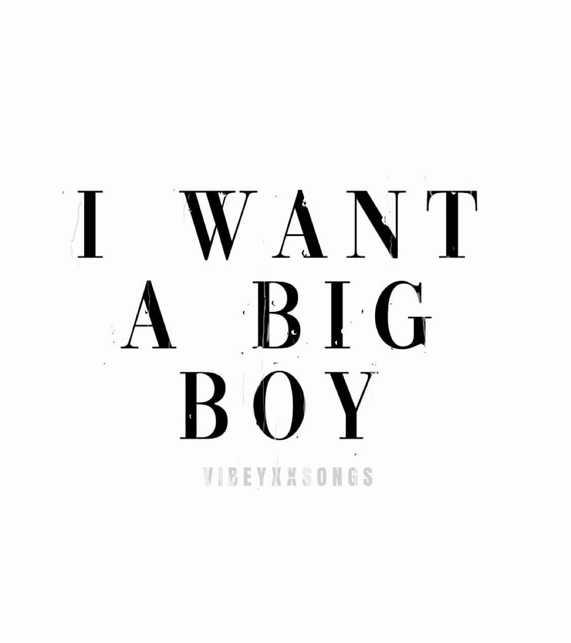 Give me a big boy #vibeyxxsongs #lyrics #fyp 