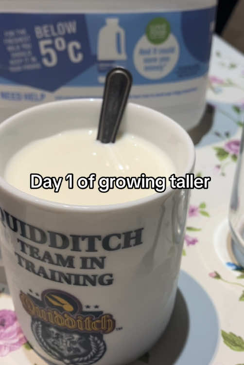 Day 1 of growing taller honey and milk #growing #taller #growthmindset #grow #tall #growtaller #day1 