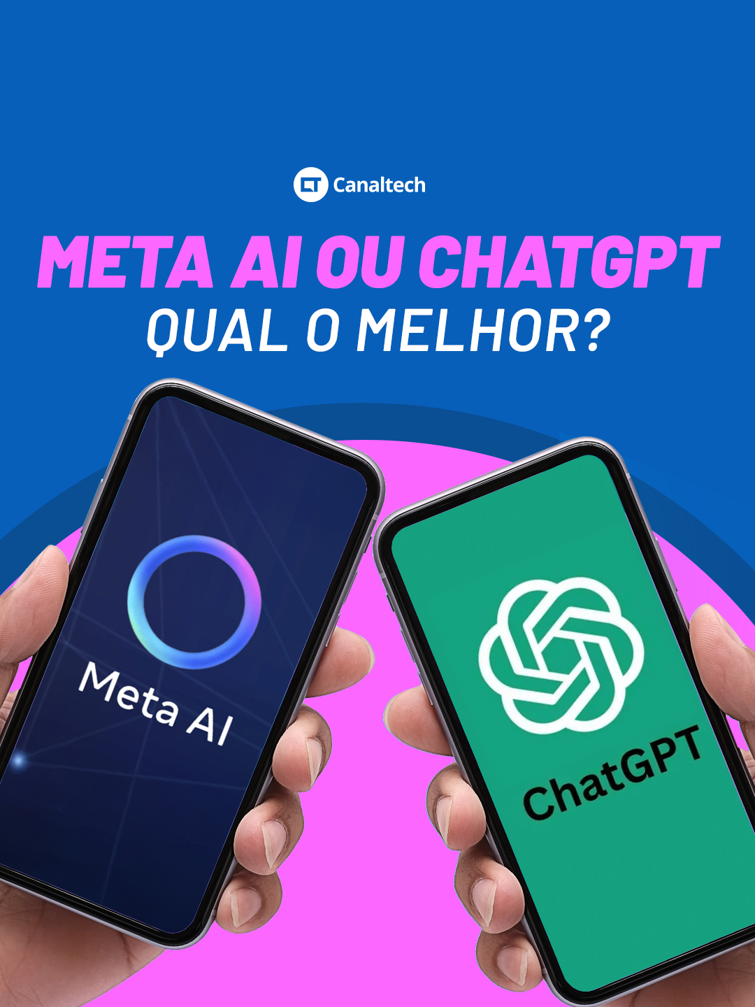 META AI OU CHATGPT: QUAL O MELHOR?  #Canaltech #ia #chatgpt #metaai #meta #openai #ai