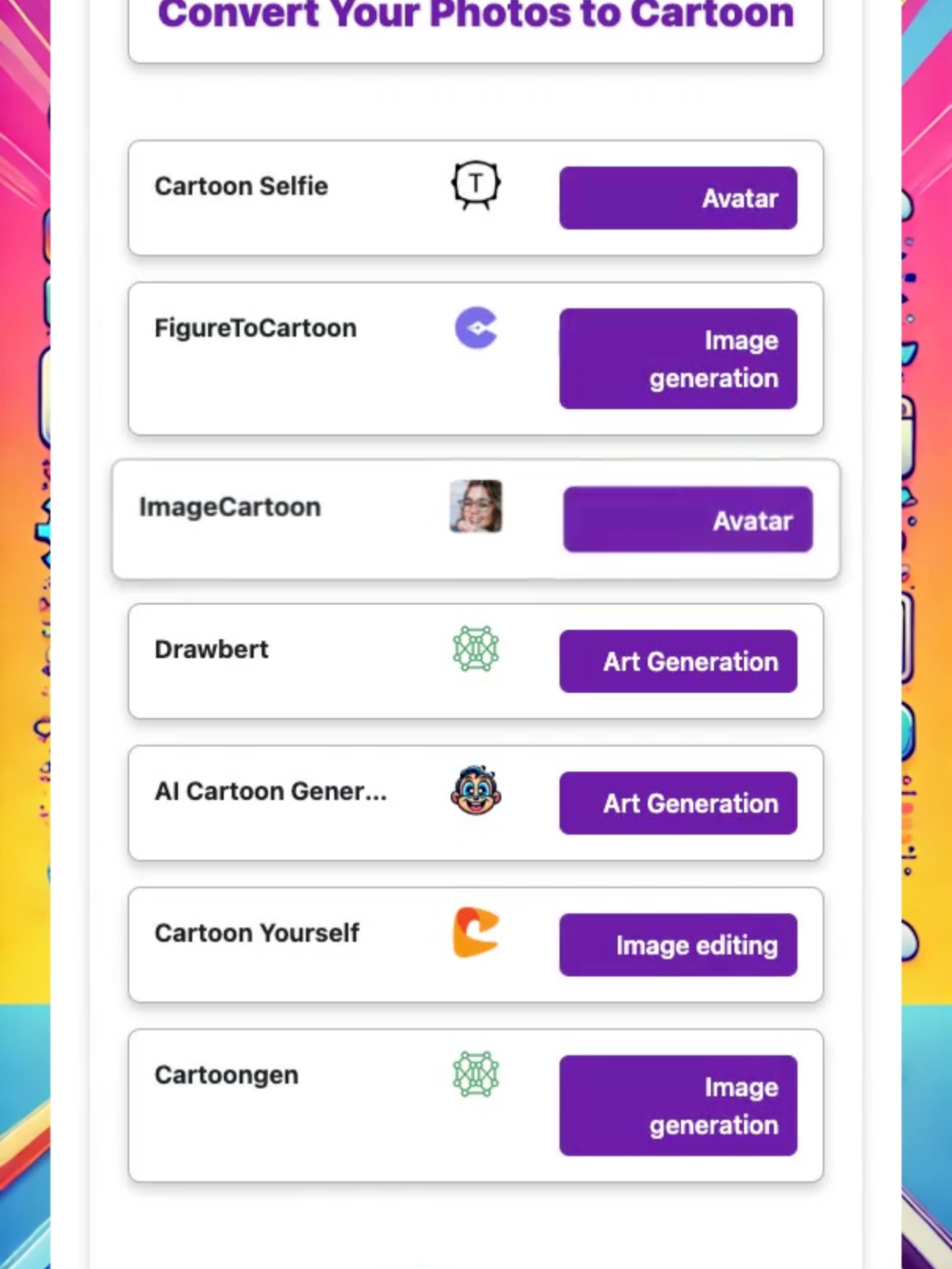 Transform photos into cartoons for free with these amazing #AI tools! 🖼️🤖 Discover the best #ImageToCartoon converters that make creating selfies to cartoon images #CartoonAvatars, #DigitalArt, and fun #AnimatedPortraits easy. Perfect for content creators, artists, and anyone wanting to add a unique touch to their images. 🎨✨ Whether you're looking for a #PhotoToCartoon transformation, a #CartoonFilter, or a #Cartoonize effect, these tools have you covered! 🔥💻 #AIArt #AItools #CartoonYourself #AItechnology #CreativeTech #DigitalArtCommunity #ContentCreation #PhotoEditing #ArtTools #TikTokAI #PhotoEditingTools #VisualEffects #Cartoonify #TechTrends #AIinArt #CreativeAI