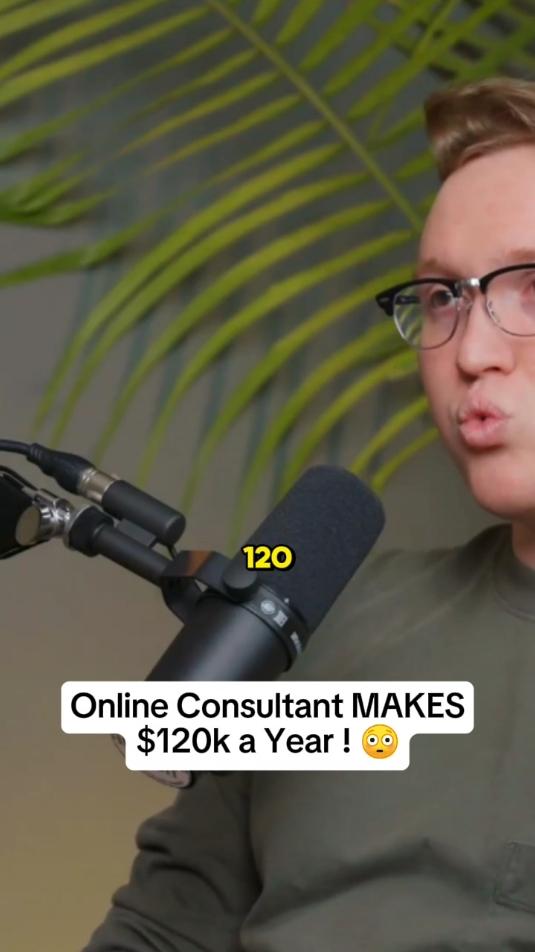 online Consultant MAKES $120k a year !  #finance #financetok #financefreedom #calebhammer @Caleb Hammer 