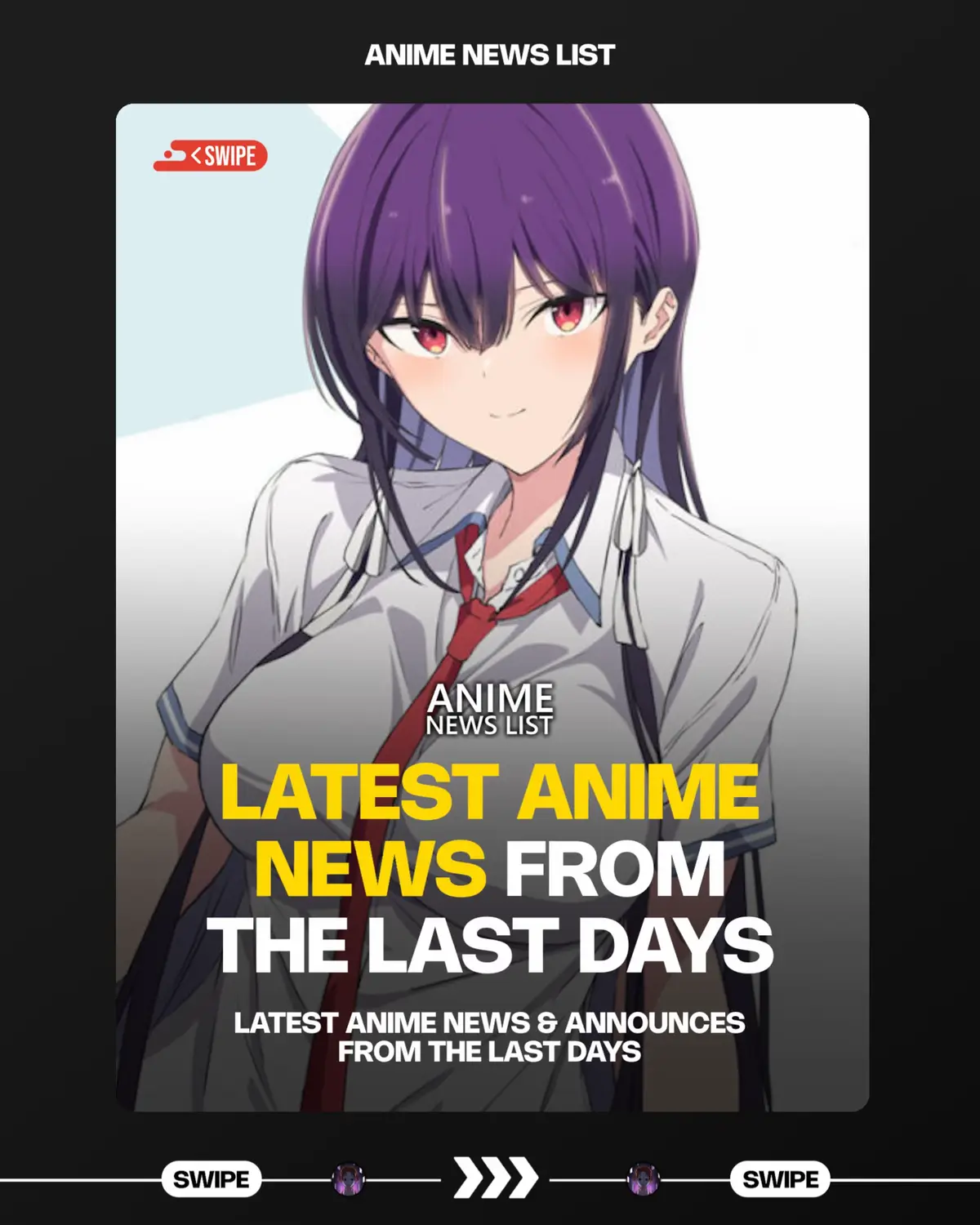 LATEST ANNOUNCEMENTS AND RELEASE DATES! #animelover #animefyp #animerecommendations #animenews 