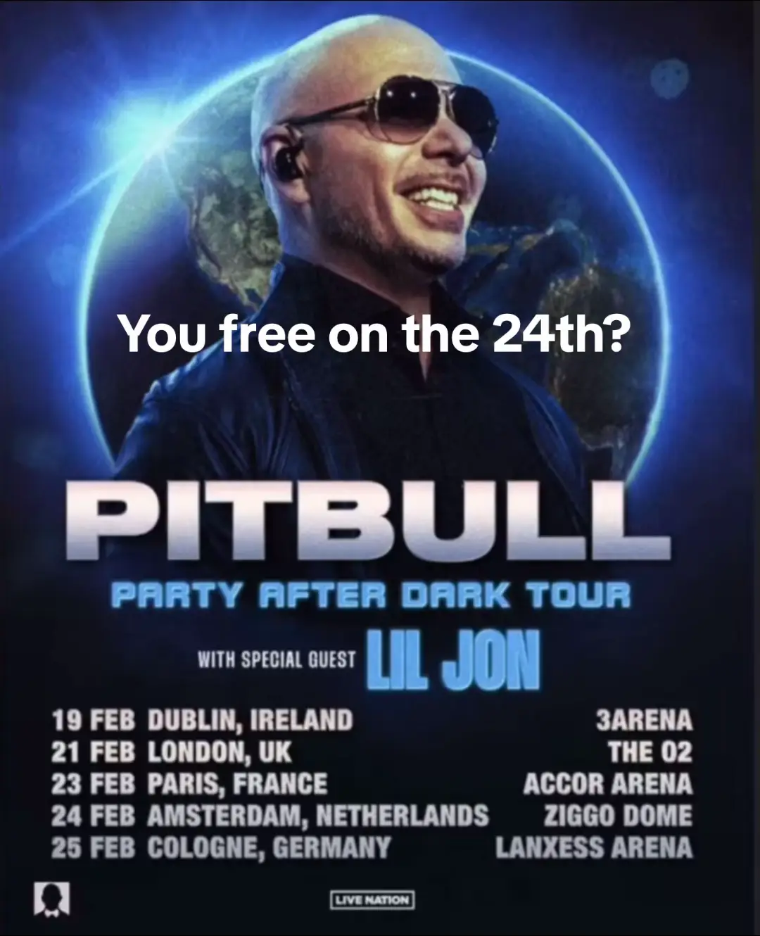 #pitbull #mrworldwide #dale #pitbulleurope #amsterdam #ziggodome #partyafterdarktour @Pitbull 