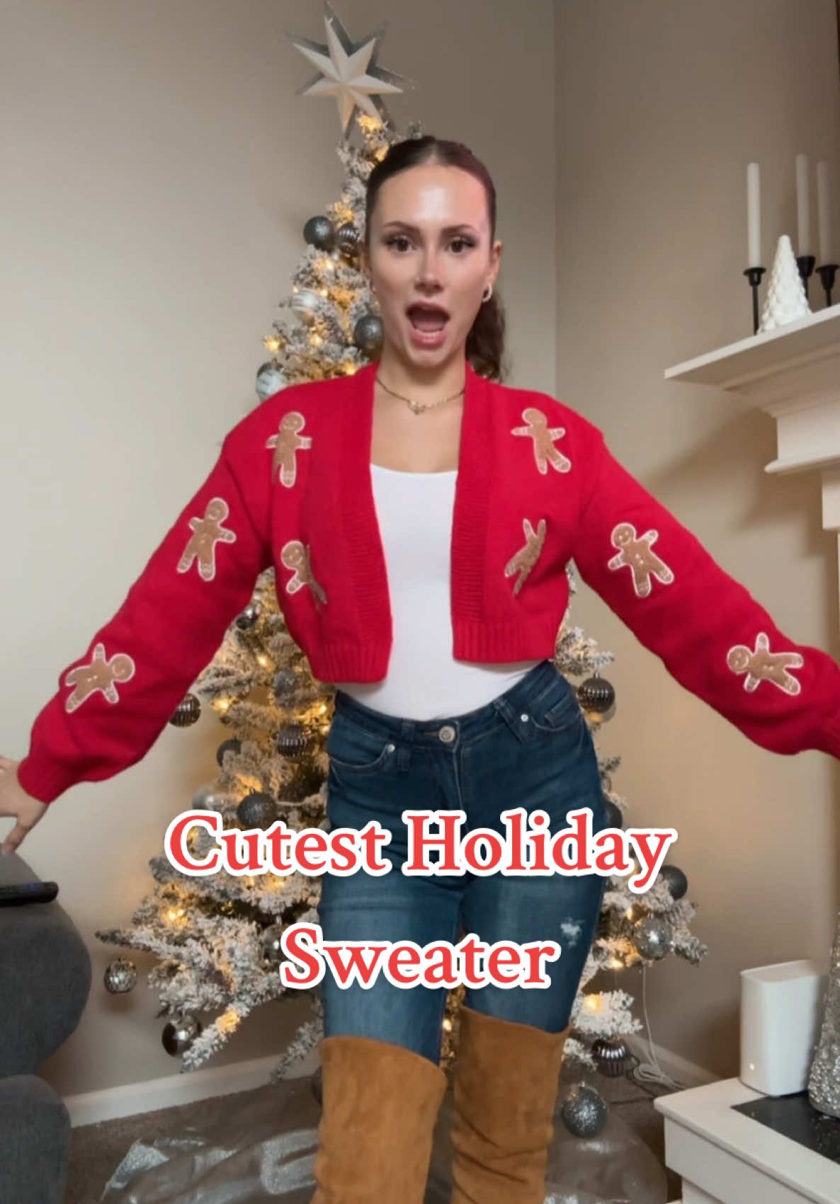 #christmas#christmassweater#holidaysweater#ttshop#TikTokShop#viralsweater#croppedsweater#ttshopdeals#ttshopfinds #LaPuraCrema 