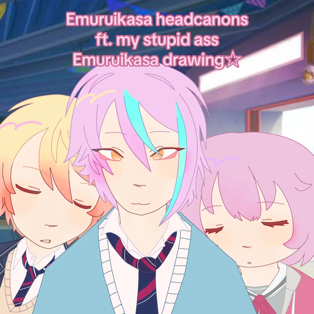 🌟🍬🎈 | emuruikasa mentioned i love emuruikasa so much theyre so silly and stupid i wish they were canon and that they’d kiss already because they match eachother so well and theyre everything i could ever want and need in life i live and breathe emuruikasa how can someone not like them theyre so adorable they definently do little shows for eachother when they have sleepovers and watch horror movies togheter and then fall asleep togheter i love them so much oh my god theyre so cute and everything and silly and pretty i think everyone should like emuruikasa because just look at them theyre so perfect and i think it brings everyone togheter because it has ruikasa emurui and emukasa and thats peak ships right there but nenekasa is really peak too but yeah so its actually a very good ship and deep inside everyone loves emuruikasa but not as much as me because theyre everything to me i live qnd breathe emuruikasa daily i wish there was more content of them so cute .ᐟ.ᐟ | #emuruikasa #emukasa #ruikasa #emurui #tsukasatenma #emuotori #ruikamishiro #wonderlandsxshowtime #pjsk #projectsekai #projectsekaicolorfulstage #fyp #foryou #sorcevailers #emuruikaser #fyp #foryou