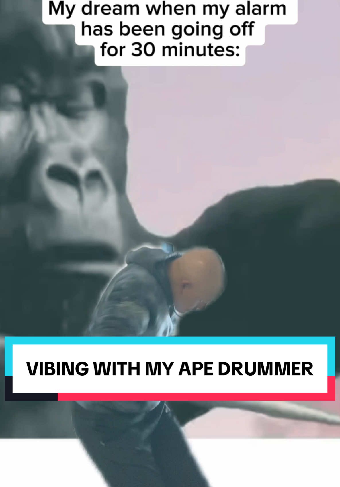 I’m just vibing with my gorilla drummer, bro 🦍🥁 #comedy #funny #lol #relatable @ukgods 