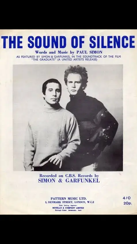 # The Sound Of Silence / Simon & Garfunkel 🎸🎹🎶😄